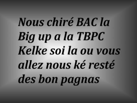 Big Up a la TBPC